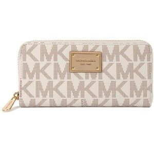 NWOT Michael Kors wallet cream and brown